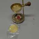 Heart-Shaped Incense Burner for Charcoal & Candles  Romantic Red Resin Holder for Home Fragrance, Aromatherapy & Gifts  Adjustable Design for Meditation & Spiritual Dcor (Gold)