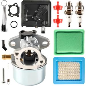 Carburetor Compatible with B&S 799868 498170 497586 497314 698444 498254 497347 694202 799872 790821 Models, 4 5 6 7 HP Engine Carb with Air Filter Cleaner Primer Base