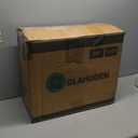 GLAHODEN Retractable Garden Hose Reel 5/8 in x 100 ft Metal Bracket, 2025 Upgraded Dual Ratchet Lock UV & Freeze Protection Brass Seal Slow Retraction Anti-Tangle Hose 180Swivel