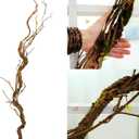 66.9in Flexible Artificial Wall Hanging Plants Tree Trunk Fake Cherry Blossom Branches Wood Twigs Twisted Cane Vine Grape Garland for Wedding Outdoor Garden Home Room Christmas Decoration