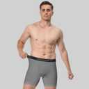 WOLVERINE Men's Boxer Briefs Soft Breathable Moisture-Wicking with Tag Free Underwear for Men 3-Pack (XL)