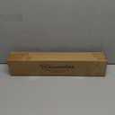 KAMANINA Curtain Rods No Drilling for Windows 32 to 86 Inches, 5/8 Inch Diameter Adjustable Single Curtain Pole with Adhesive Brackets, Bronze