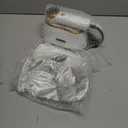 Steamer for Clothes & Iron 2in1, 1200W Travel Steam Iron, 5 Modes LCD, 180ml for 20 Min Steam, UL 141 Tests Passed, White, 120V