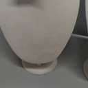 MOOCA 3 Pcs Set Tan Linen Combination Display Jewelry Stand Bust for Necklaces, Earrings, Rings, Jewelry Display For Vendors