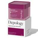 depology Triple-Acid Exfoliator Toner Pads - Double sides Gentle Resurfacing Pads with Glycolic, Lactic & Salicylic Acid for Pores, Dullness & Texture