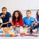 100Pcs Mexican Fiesta Party Plates 10" x 12" Large Disposable 400 GSM Heavy Duty Mexican Floral Stripes Oval Paper Plates Cinco De Mayo Decorations for Baby Shower Mexico Taco Party Supplies