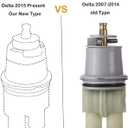 Delta RP46074 Shower Valve Cartridge for Tub/Shower 13/14 Series - Single Function Temperature Control Replacement