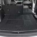 Cargo Mat for 2022-2025 2026 Jeep Grand Cherokee Accessories, Full Coverage All Weather Trunk Cargo Liner with Backrest Protectors (Include 4xe Not for L or WK)