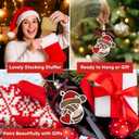 3 x Volleyball Ornament - Volleyball Ornaments for Christmas Tree - Sports Ornaments for Boys, Girls, Coaches, Players, Kids, Men - Gifts for Sports Lovers - Wood Christmas Ornament 2025 & Card