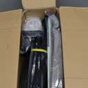 Heated Cat House for Outside,Extremely Weatherproof&Insulated in Winter,Elevated Outdoor Cat Shelter with Waterproof Eaves&Escape Door for Feral Stray Barn Cats(Dark Grey,S)