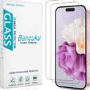 (2 Pack) Designed for iPhone 16 Plus 6.7-inch Tempered Glass Screen Protector, Full Coverage, Anti Scratch, Bubble Free