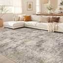 Nakagishi Boho 10x12 Area Rug Living Room Rugs Machine Washable Brown Grey