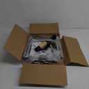 Portable Toilet for Camping, 350LB Capacity Stainless Steel Folding Toilet with Soft Seat & Bags, Collapsible Design for RV, Hiking, Road Trips, Boating, Outdoor