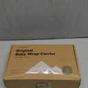 KeaBabies Baby Wrap Carrier - All in 1 Original Baby Carrier Newborn to Toddler Sling, Easy to Wear, Hands Free Bonding, Lightweight, Breathable Infant Wraps (Stone Gray)