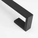 TocTen Bath Towel Rack - Square Base Thicken Stainless Steel Towel Bar for Bathroom, Bathroom Bar Accessories Towel Rod Heavy Duty Wall Mounted Towel Holder 