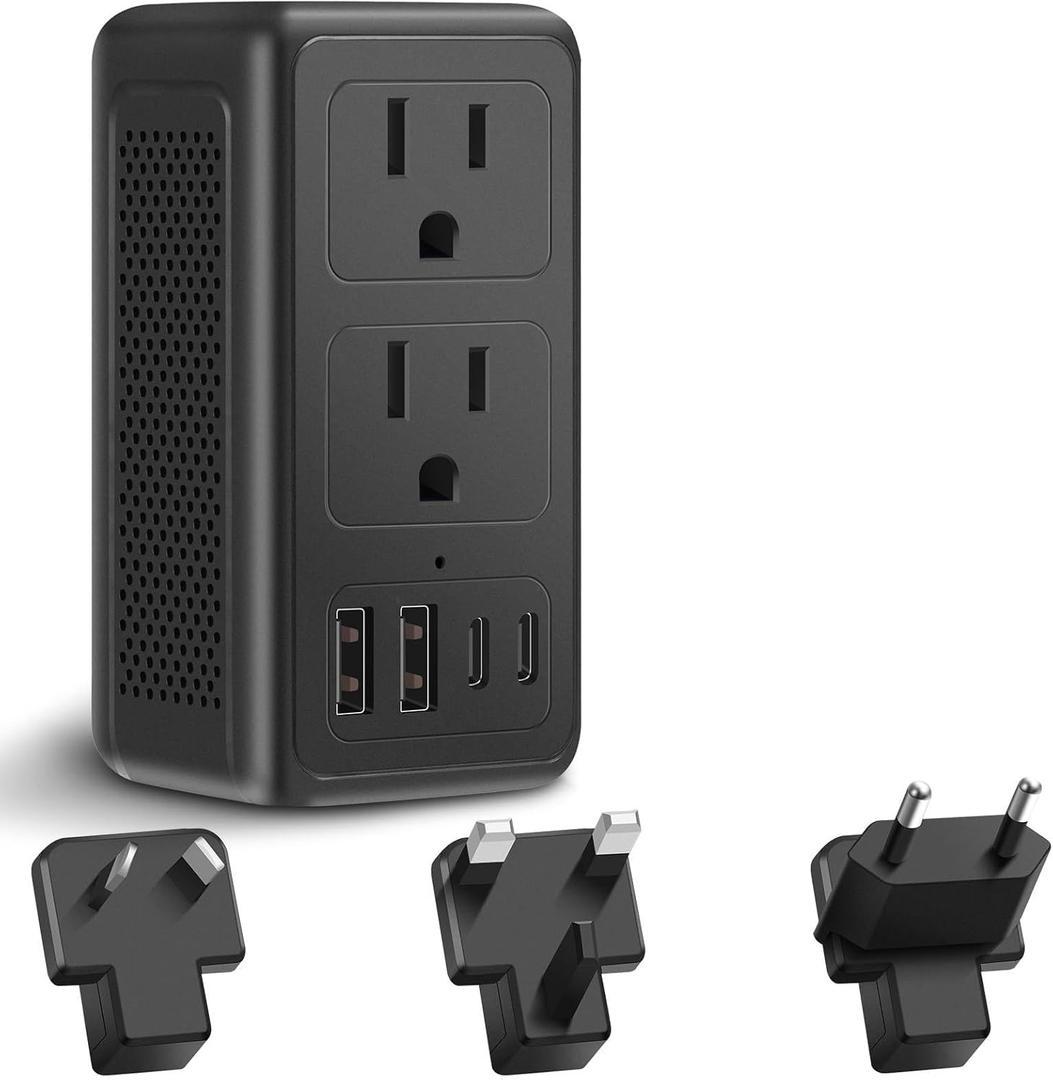 Upgraded 2000W 220V to 110V Voltage Converter 123456789