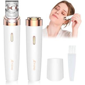 Epilator for Women, 2-in-1 Facial Hair Removal Epilator, Painless Designed Hair Remover with Built-in LED Light for Precision, Smooth Glide Hair Remover for Women Face Lips Chin Peach Fuzz