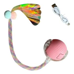 Touch Activated Cat Play Ball, 2025 Hot Selling Smart Electric Toy, Interactive Tail Movement, Premium Petshop Products for Cats