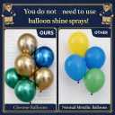 Polo Bear Themed Baby Shower Decorations, Blue Green Gold Metallic Chrome Latex Balloons Garland Arch Kits Preppy Bear Plaid Balloons for Tiny Tux Gender Reveal Party Wedding Birthday