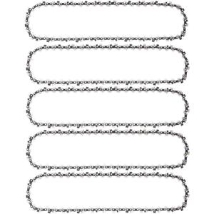 5 x Thten 14 inch Top Handle Saw Chain Compatible with ECHO CS-2511T,CS-280,CS-290,CS-300,CS-301,CS-302,CS-303T,CS-305,CS-310,CS-315,CS-330,CS-330T,CS-340,CS-341 0.050" Gauge 52DL 3/8" LP pitch 5 Pack