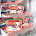 BEIDOU-PAC Slider Snack Storage Zip Bags with Stand-Up Bottom, 500 Count | 2 Mil | 6.5 IN x 3.25 IN, Freshness Easy Open Reclosable Clear Plastic Bags for Food On the Go (Slider-snack-500count)