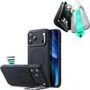 ESR Silicone Case for iPhone 17 Pro Max&ESR 3 Pack of iPhone 17 Pro Max Screen Protector