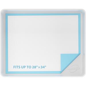 IMMCUTE Pee Pad Holder for Dogs, Thickened Soft Silicone Extra Large Puppy Pad Holder Fits Up to 28" x 34" Pee Pads, Non-Slip High Edge Pee Pad Holder, for Leak-Proof Urine, Floor Protection