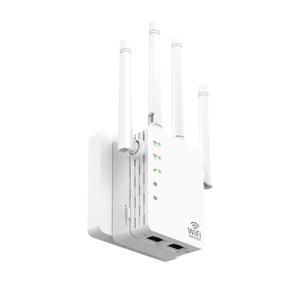 WiFi Extender Supports 105 Devices, 1.2Gbps Home Signal Booster,Dual Band 5GHz/2.4GHz, Covers Up to 12880 Sq.ft, EasyMesh Compatible, with 1 Ethernet Port