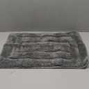 GRANNY SAYS Gray Bathroom Rugs Non Slip, Bath Mats for Bathroom, Super Soft and Water Absorbent, Microfiber Washable Bath Rugs for Floor, Tub and Shower, 16" x 24" Dark Gray