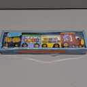 Chanukah Express Menorah . Hand Painted Ceramic Menorah by Artist BR Leiner