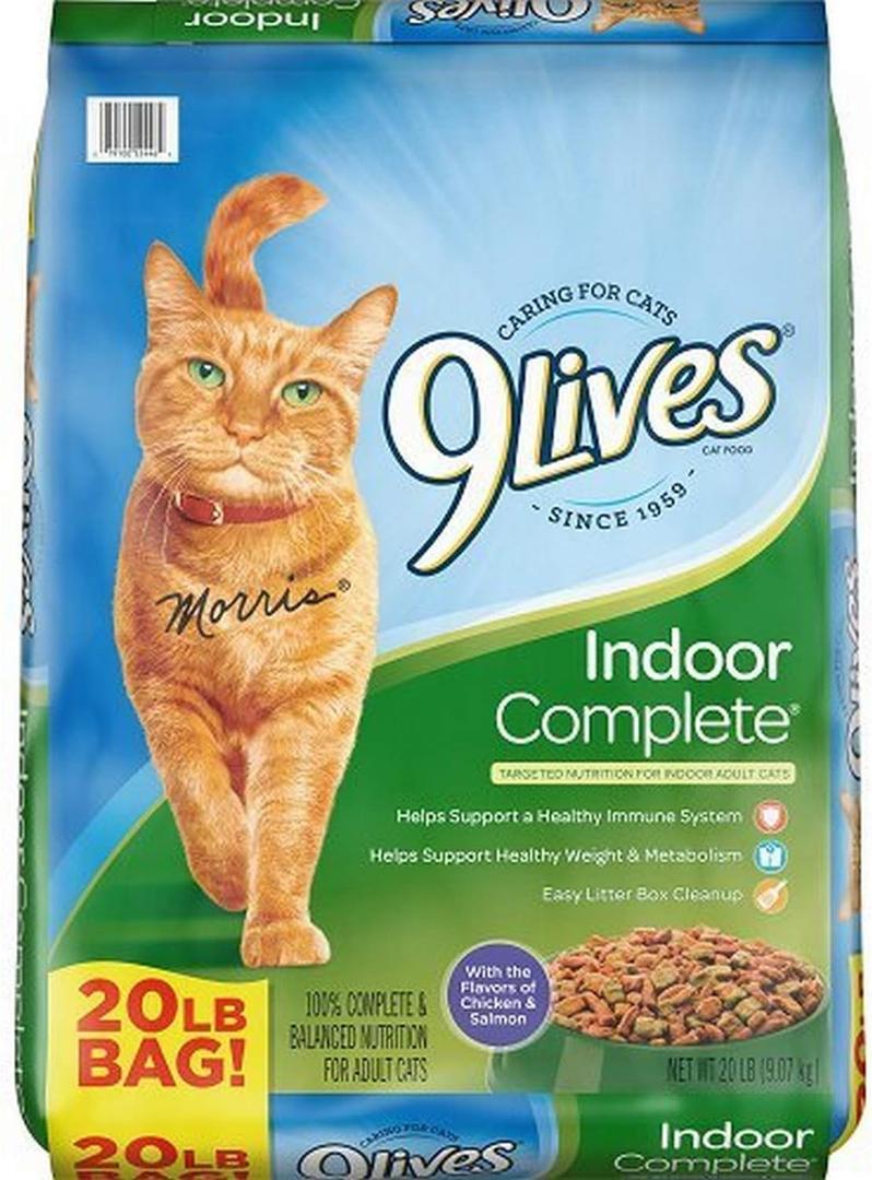 9Lives Indoor Complete Dry Cat Food, 20 lb. Bag (20 Pound (Pack of 1))