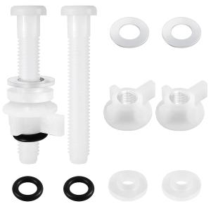 Toilet Seat Mounting Screws, Pack of 2 And White USB-A To Lightning Charging Cable 3ft