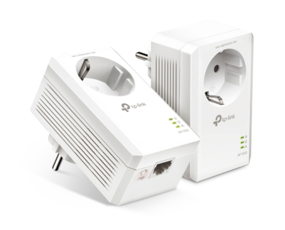 TP-Link AV1000 Gigabit Passthrough Powerline Starter Kit (Model: TL-PA7017P KIT)