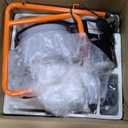 VEVOR Drain Cleaner Machine 75FT x 3/8 Inch, Auto Feed Sewer Snake Drain Auger on Wheels, Portable Drain Cleaning Machine with 8 Cutters & Air-activated Foot Switch for 2" to 4" Pipes