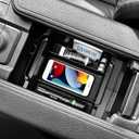 EDBETOS Grand Highlander Center Console Organizer Compatible with 2024 2025 2026 Toyota Grand Highlander Accessories, Armrest Secondary Storage Box Insert Tray Coin Container, Easy to Take and Place