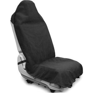 Waterproof Sweating Car Seat Cover for Post Gym Workout, Running, Swimming, Beach and Hiking, Universal Fit Non-Slip Towel Bucket Seat Protector for Cars SUV Trucks, Machine Washable (Black)