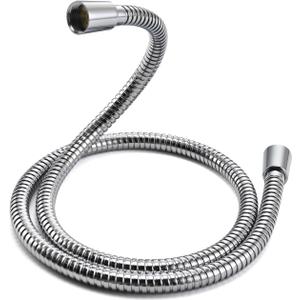 Chrome Shower Hose Replacement For Cleaning 59 Inches 304 Stainless Steel Shower Head Hoses High Pressure Bidet Hose Extension Flexible Showerhead Hoses Extra Long