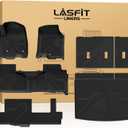 LASFIT Floor Mats 2021-2026 & Only 8 Seats (Not for 7/9 Seats) for Chevrolet Chevy Suburban/GMC Yukon XL (Only Yukon XL, Not Fit Yukon)/Cadillac Escalade ESV (Only Escalade ESV, Not Fit Escalade)