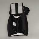 CuteBone Dog Diapers Male Washable Belly Band for Male Dogs Wraps Black 3pcs a Pack DM44M (M(14"-17"))