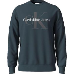 Calvin Klein Men's Monogram Logo Crewneck Sweatshirt, Small