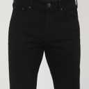 APUOR Men's Regular Fit Flex Jeans Comfort Straight Jeans (28W x 32L, Black)