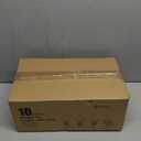 Brightown Solar Jumbo C9 Christmas Lights Outdoor - 18FT 10 LED C9 Christmas Pathway Lights with Remote, Timer,8 Modes, Solar Christmas Outdoor Decorations for Lawn Walkway Outside Holiday, Multicolor