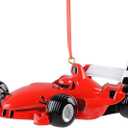 Personalized Race Car Ornament 2025, Red Race Cars Christmas Tree Ornament Artisanal Customized Keepsake Decoration,Wheels Ornaments,Sports Cars Keepsake, Cool,Fun Racing Car Ornaments for Kid's Tree