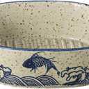 Vintage Small Casserole Dish 6.7-inch Ceramic Square Baking Pan Lasagna Pan Bakeware With Handles for Oven Microwave Air Fryer (Square A)