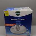 Vicks Warm Steam Vaporizer & Humidifier 1.5 Gallon Tank for Small and Medium Rooms, Night Light, Works with VapoPads and VapoSteam