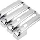 1 Set Exterior Decoration Protector for Ford F-150 2015-2020 Car Door Handle Protector ABS with Smart Key Holes