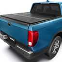 OEDRO FRP Hard Tri-fold Tonneau Cover Fold Truck Bed Covers Fit for 2017-2025 Honda Ridgeline with 5 Feet Bed