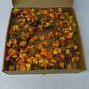 22 Inch Fall Wreaths for Front Door Artificial Orange Eucalyptus Berry Autumn Wreath with Daisy Jasmine Flowers Farmhouse Fall Flower Wreath for Front Door Outside Indoors