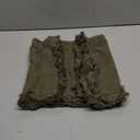 MIULEE Decorative Throw Pillow Covers Neutral Linen Fringe Throw Pillows Set of 2 Olive Green Boho Farmhouse Cushion Covers with Tassels for Couch Sofa Bed Living Room Spring Home Decor 20x20 Inch