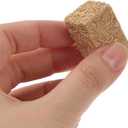 10 x Veemoon 4pcs Mini Hay Bales Miniature Straw Bales Decoration Dollhouse Haystack Scene Decor Table Hay Haystack Ornament Western Farm Craft Accessories for Dollhouse Fall Harvest Scene (2 * 2 * 3CM)